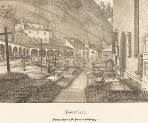 Lørdag - Kirkegården til St. Peter i Salzburg