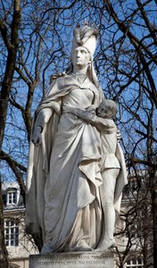 Statue av Margaret av Anjou (marmor) av Ferdinand Taulet