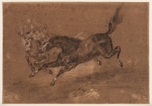  av Ferdinand Victor Eugene (follower of) Delacroix