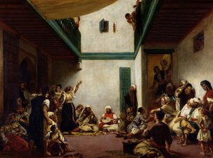 Et jødisk bryllup i Marokko, 1841