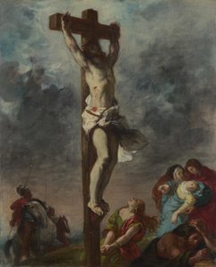 Kristus på korset, 1853 av Ferdinand Victor Eugene Delacroix
