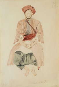 Kjøpmann av Fez, ca. 1832 av Ferdinand Victor Eugene Delacroix