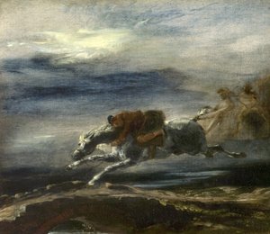 Der O "Shanter av Ferdinand Victor Eugene Delacroix