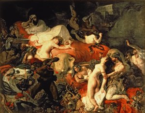 Sardanapalus død
