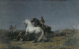 Hestetyvene, 1800-tallet