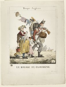 Engelske tropper: kampanjebagasjen av Ferdinand Victor Eugene Delacroix