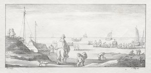 Langs en nederlandsk kyst, 1811-1816. av Ferdinand the Elder Piloty