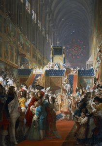Louis XIV av Frankrike som mottar representanter for de sosiale klassene i Paris av Ferdinand the Elder Piloty