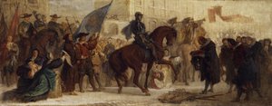 Maximilian I:s inntog i Praha etter seieren på Det hvite fjellet i 1620 av Ferdinand von Piloty