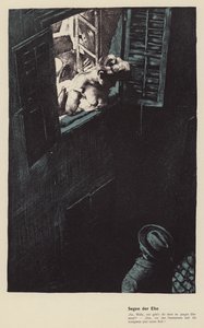 Ekteskapets velsignelser (farge litho) av Ferdinand von Reznicek