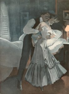 La meg raskt dekke over buret, Hansi ser på. av Ferdinand von Reznicek
