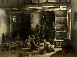 En orientalsk skole, 1885 av Ferencz Frans Eisenhut