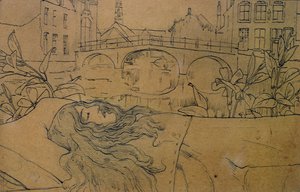 Brugge, Døden av Fernand Khnopff