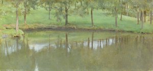 Fosset; Still Water, ca. 1894 av Fernand Khnopff