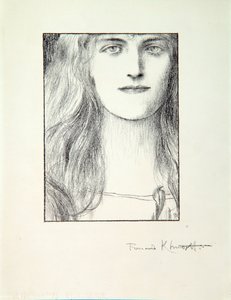 Leder for en kvinne, 1897 av Fernand Khnopff
