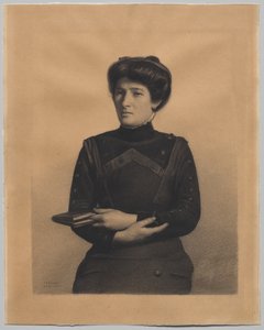 Portrett av Madame Jules Ricard, født Augustine Bulteau av Fernand Khnopff