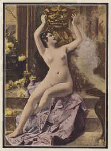 Skjønnheten og udyret (farge litho)