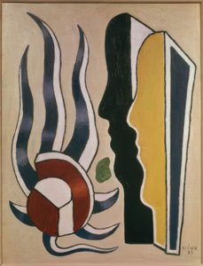 De to profilene av Fernand Leger