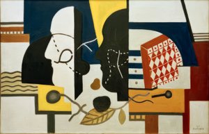 De to profilene av Fernand Leger
