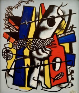 Svart rutenett av Fernand Leger