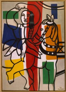 Danser med hest av Fernand Leger