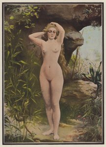 Eve (farge litho) av Fernand Lematte