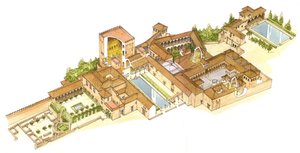 Alhambra, Granada, Spania. Kongelige palasser