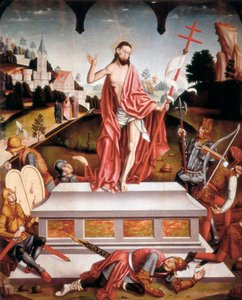 Oppstandelsen, maleri av Fernando Gallego