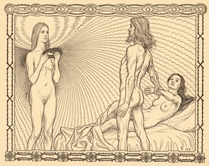 The Eternal Bride, plate 2, fra porteføljen 
