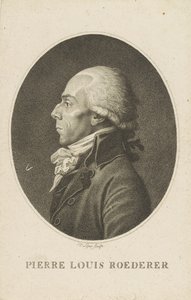 Portrett av Pierre-Louis Roederer 1754-1835. av Fiessinger