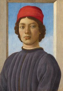 Portrait of a Youth, ca. 1485 (olje og tempera på panel) av Filippino Lippi