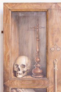 Vegg- og treoljemalerier av Filippo Balbi, detaljer av Filippo Balbi