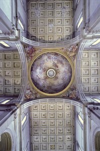 Utsikt over det indre av kuppelen, bygget i 1425-46 av Filippo Brunelleschi
