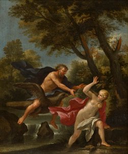 Jupiter rir på en ørn, ca. 1643-94 (olje på lerret)