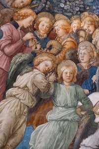 Engler, detalj av Marias kroning av Filippo Lippi