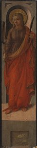 Kvinnelig helgen med slagle av Fra Filippo Lippi