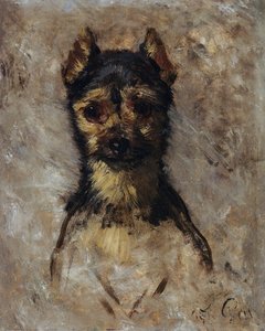 Hundens hode av Filippo Palizzi