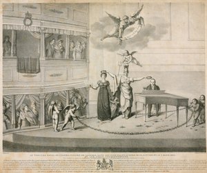 Hennes Majestets Teater; Italienske operahus, London av Filippo Pistrucci