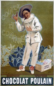 Reklame for Chocolat Poulain: "" Smak og sammenlign". Av Fermin Bouisset
