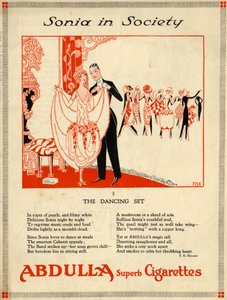Abdulla-sigaretter, 1920-tallet av Fish