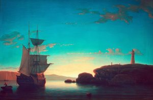 Light House i Camden, Maine av Fitz Henry Lane