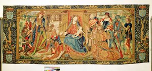 Tilbedelse av magiene, 1400-1500-tallet av Flemish School