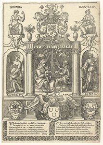 Våpenskjold fra Antwerp Guild of Saint Luke av Flemish School