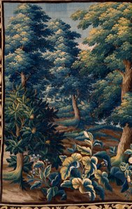 flamsk billedvev. Slutten av 1600-tallet. Eiendommen til kirken Sint-Walburgakerk Oudenaarde (Dekenij van de Sint-Walburga). av Flemish School