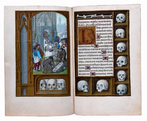 Folioer fra Rothschilds timebok, Gent eller Brugge, ca. 1505 av Flemish School