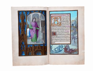 Folioer fra Rothschilds timebok, Gent eller Brugge, ca. 1505 av Flemish School