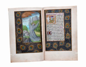 Folioer fra Rothschilds timebok, Gent eller Brugge, ca. 1505 av Flemish School