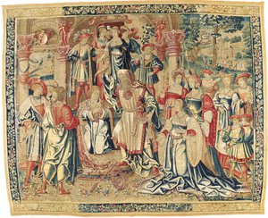 Fransk-flamsk bibelsk billedvev, ca. 1510-30 av Flemish School