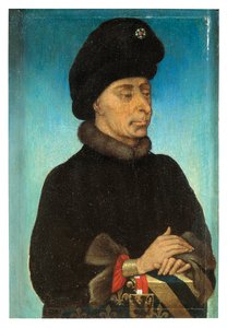 John The Fearless, Duke of Burgundy (olje på panel) av Flemish School