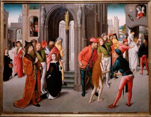 Martyrium av St. Katarina av Alexandria (maleri av Flemish School